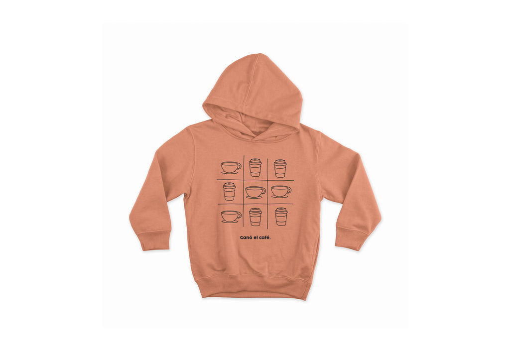 Crop Hoodie "Ganó el Café"