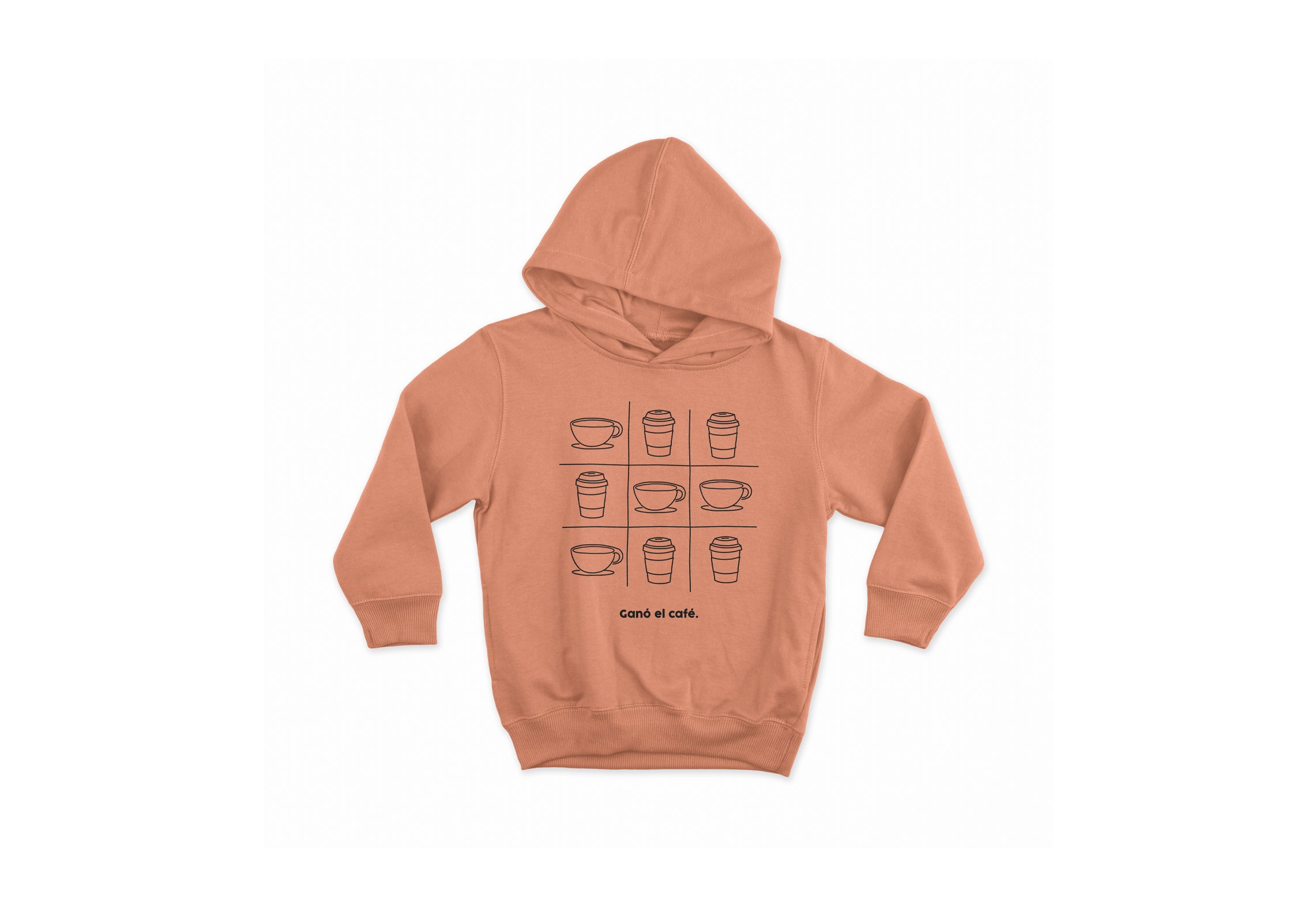 Crop Hoodie "Ganó el Café"