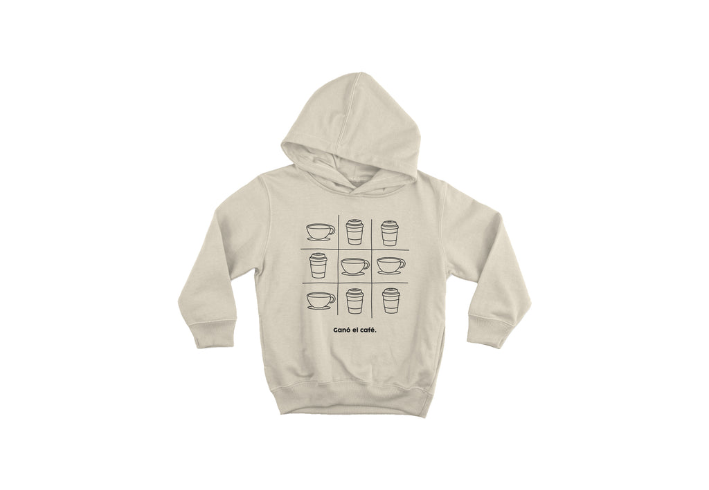 Crop Hoodie "Ganó el Café"
