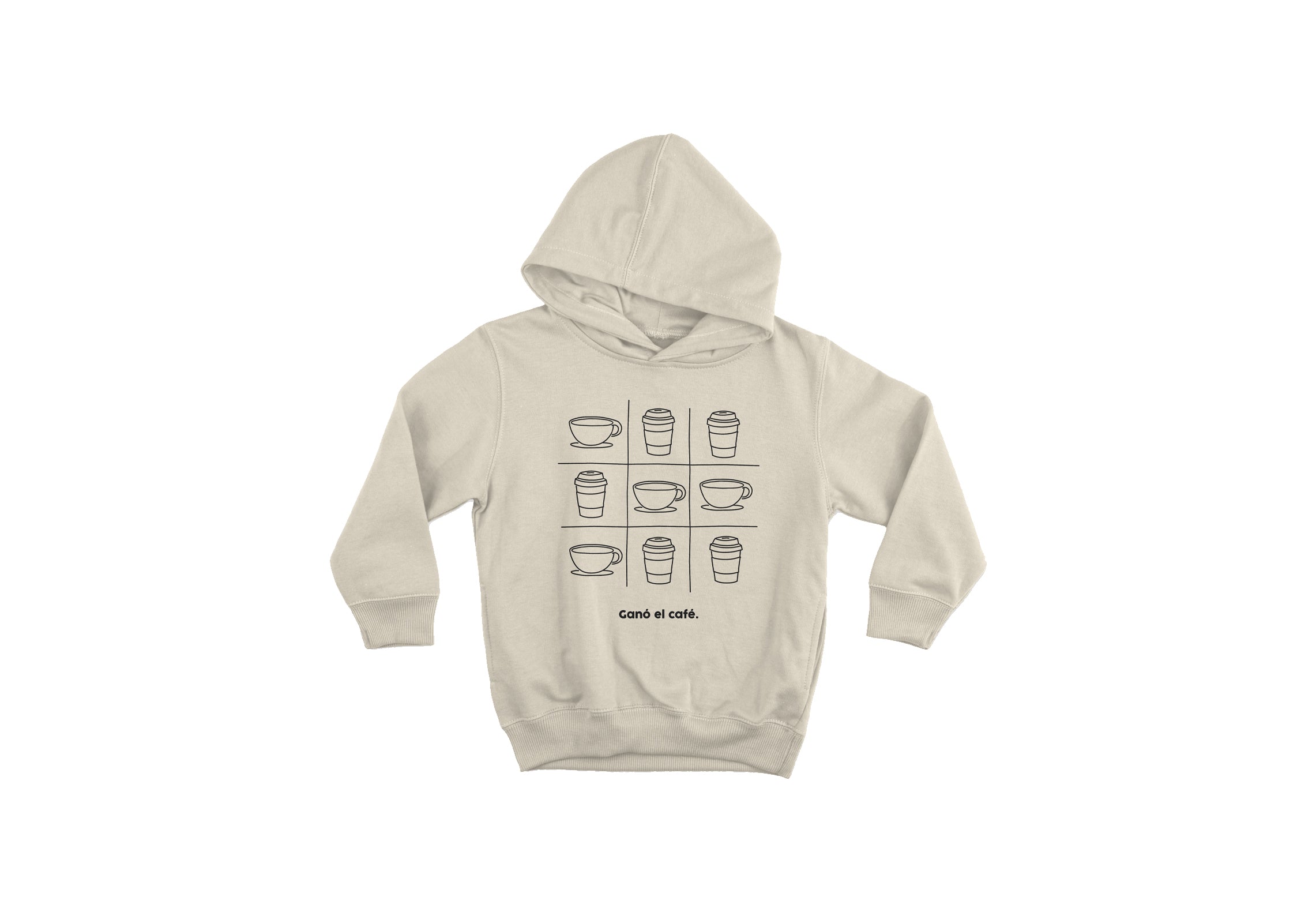 Crop Hoodie "Ganó el Café"