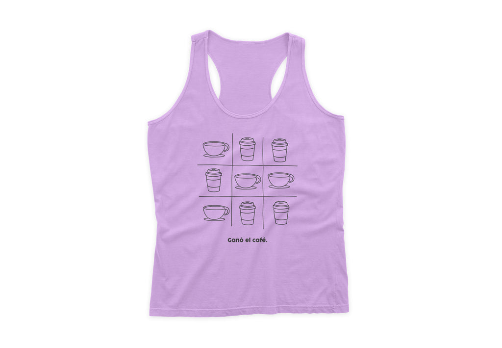 Women Tank Top "Ganó el café''