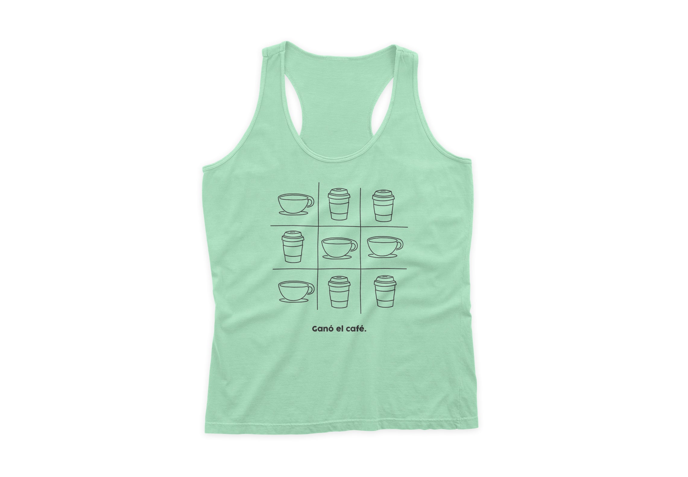 Women Tank Top "Ganó el café''