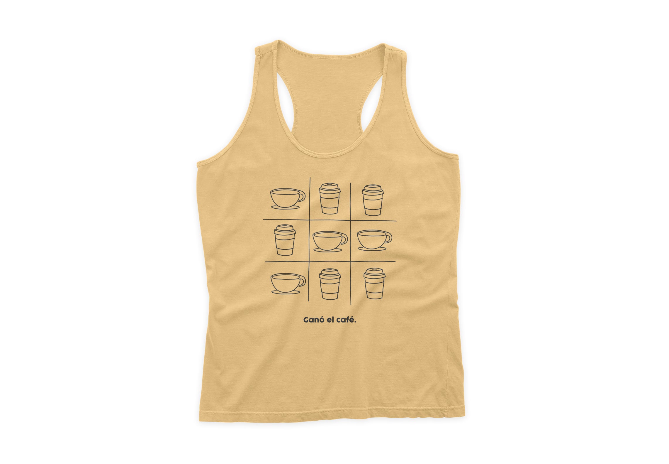 Women Tank Top "Ganó el café''