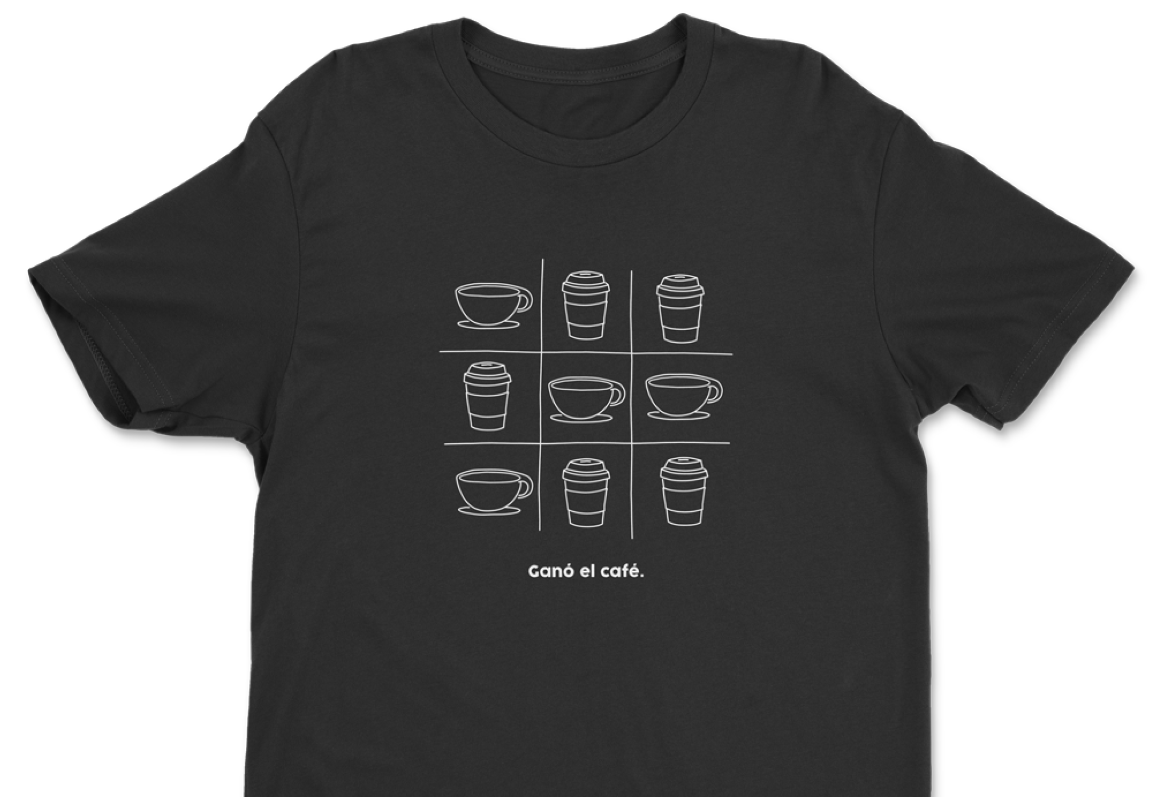 T-Shirt "Ganó el café"