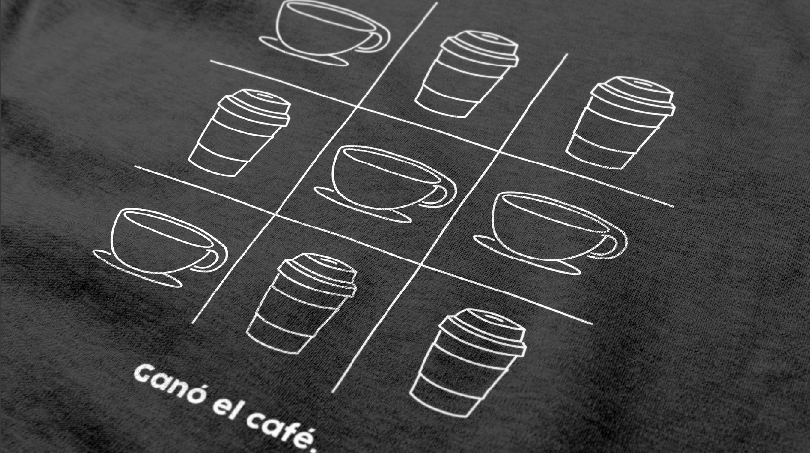 T-Shirt "Ganó el café"