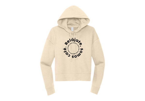 Sudadera Corta "Relájate, Somos Café"