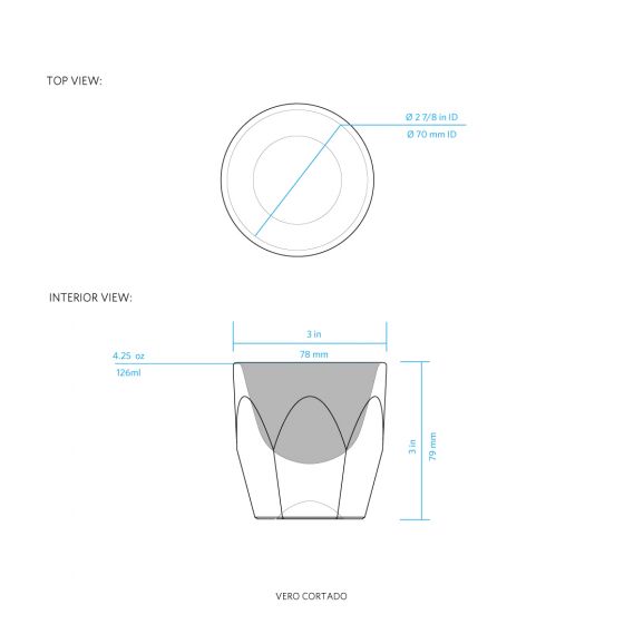 VERO Cortado Glass (4.25 oz)